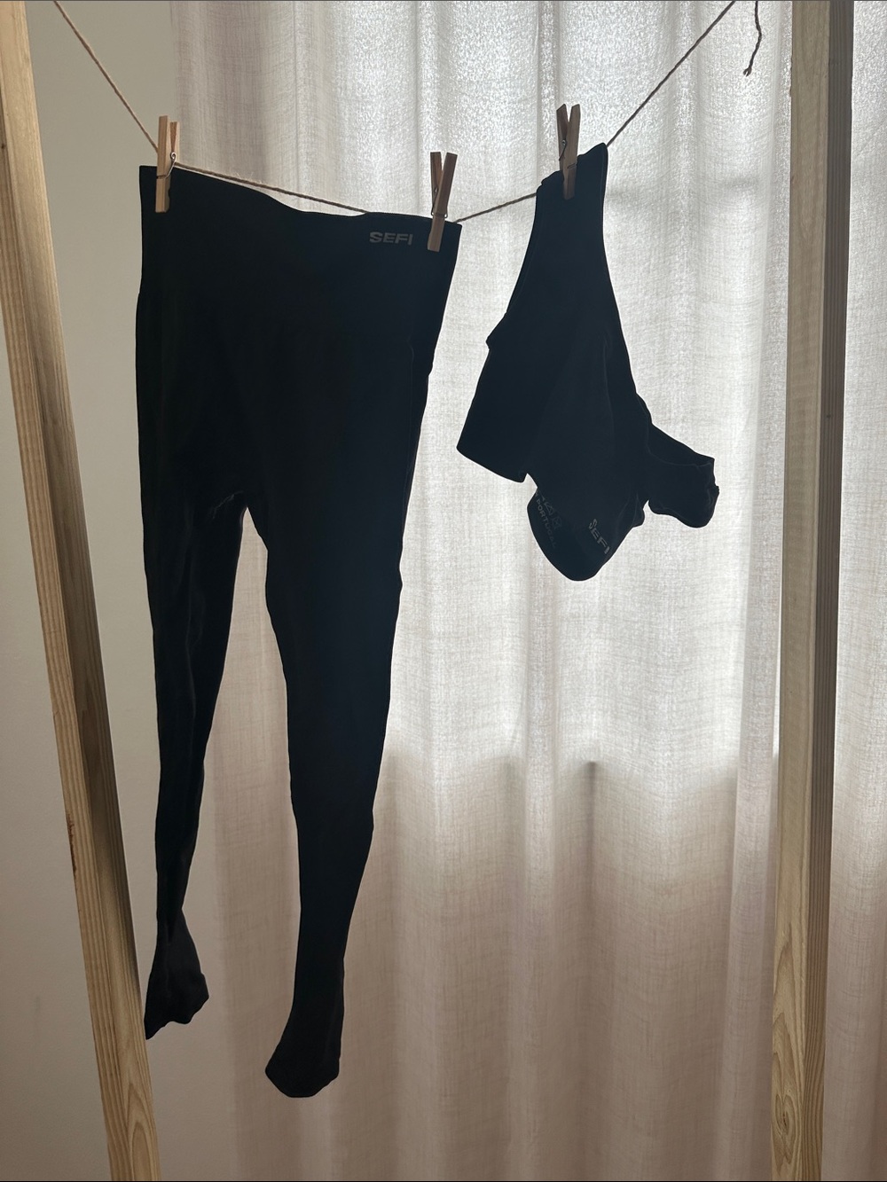 Black SEFI Seamless Leggings Set